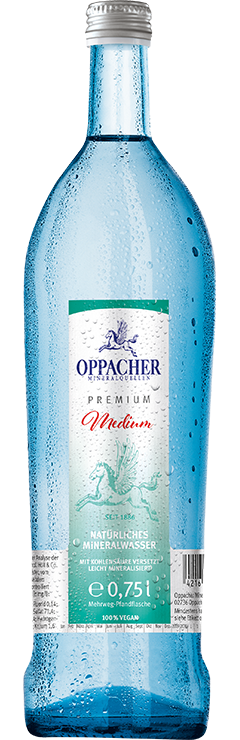 Oppacher Mineralwasser medium 0,75 L